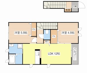 パルメーラ　東近江の物件間取画像